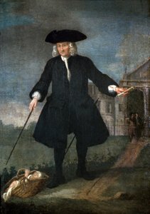 Thomas Coram kapitány (kb. 1668-1751) portréja